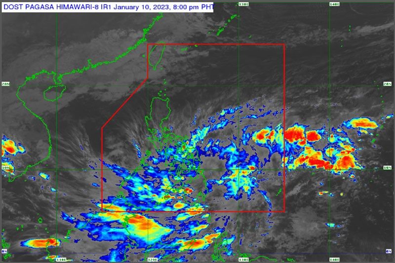 Rainy in Visayas and Mindanao due to LPA, shear line