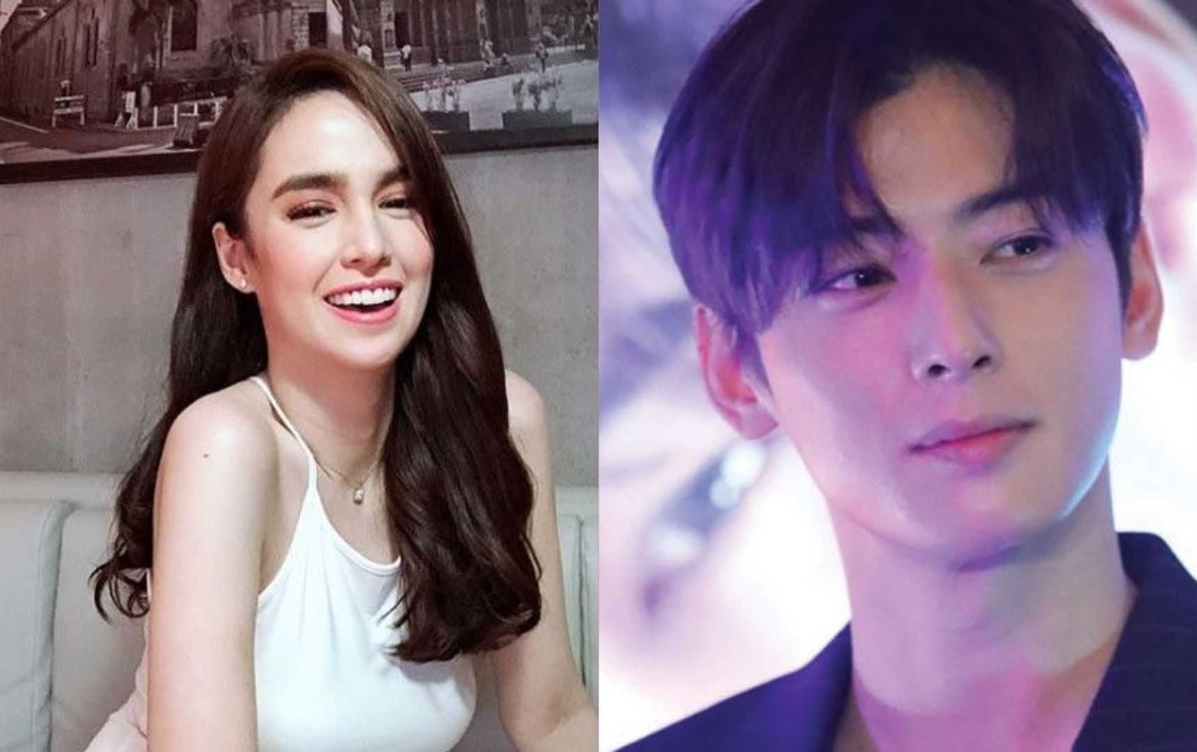 Korean star Cha Eun-woo posts 'Thank You' message for Kapuso star Kim  Domingo