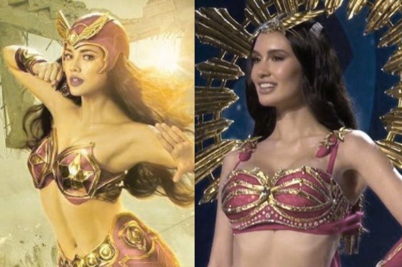 Darna Supports Darna Jane De Leon Saludo Kay Celeste Cortesi Sa Miss Universe 2022 Pilipino