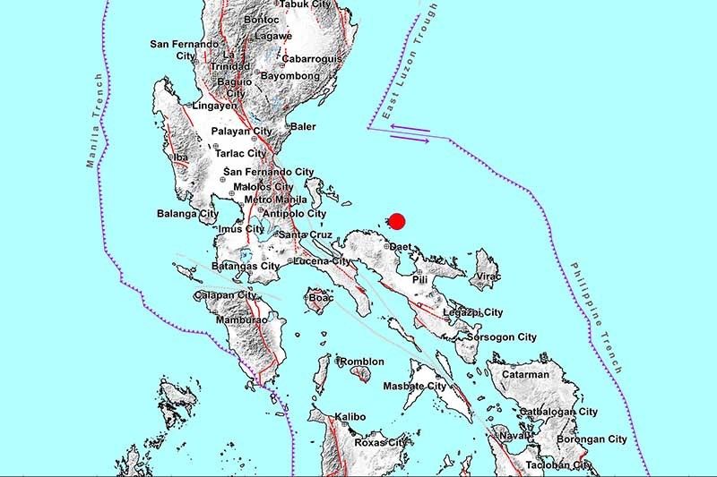 Gempa berkekuatan 4,8 mengguncang Camarines Norte