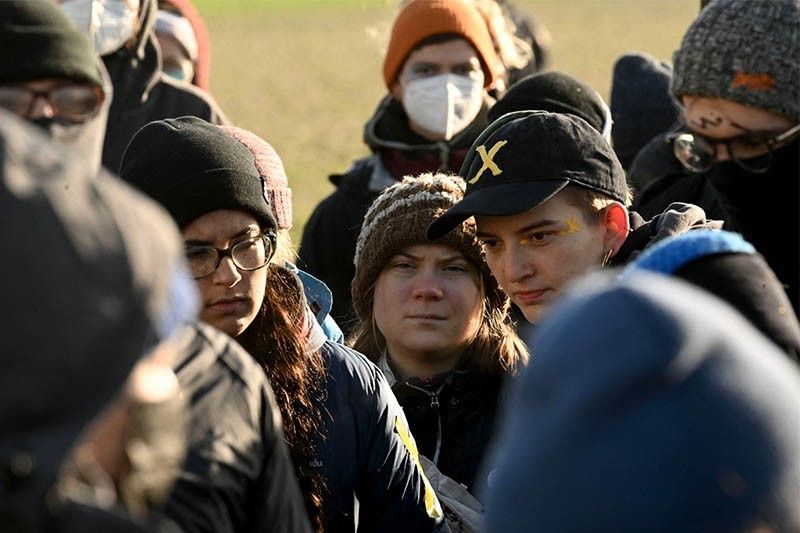 Greta Thunberg briefly detained at German coal mine protest