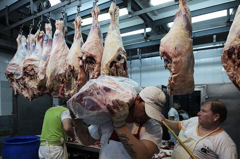 Beef relief -- Argentina stops butchers carrying half a cow