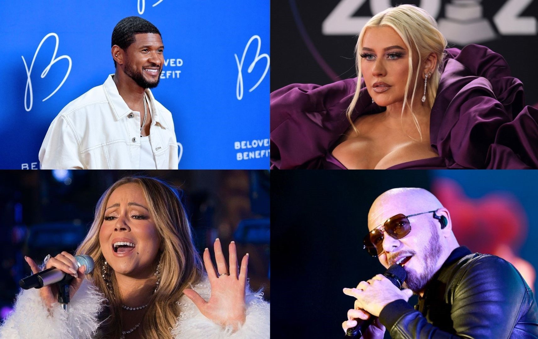 Mariah Carey, Pitbull and more at Usher's 'Lovers & Friends' music