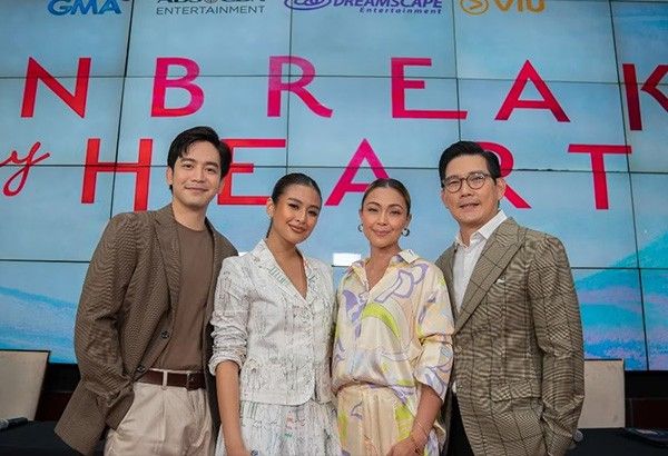 ‘Kapamilya, Kapuso bersama’: ABS, GMA berkolaborasi untuk memproduksi Jodi Sta.  Maria, serial Richard Yap ‘Unbreak My Heart’