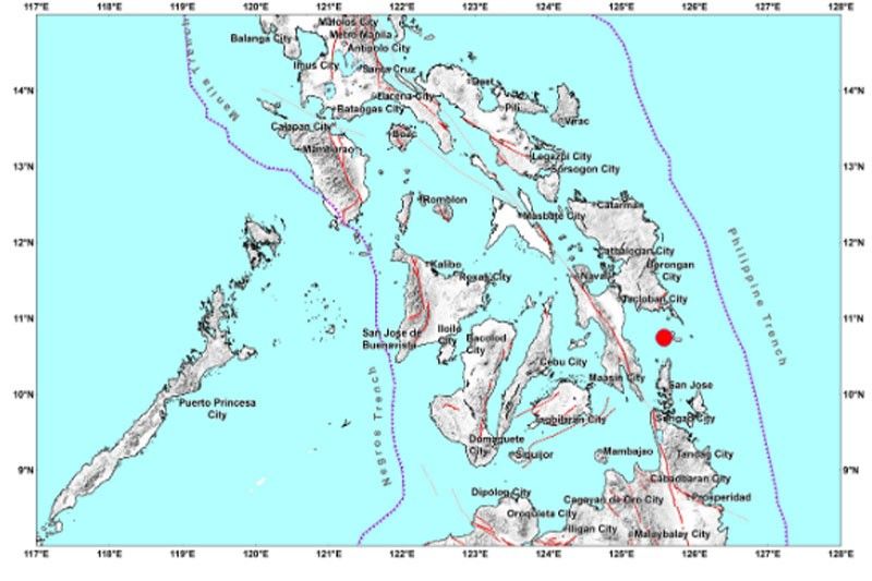 Magnitude 5.5 quake rocks Eastern Samar