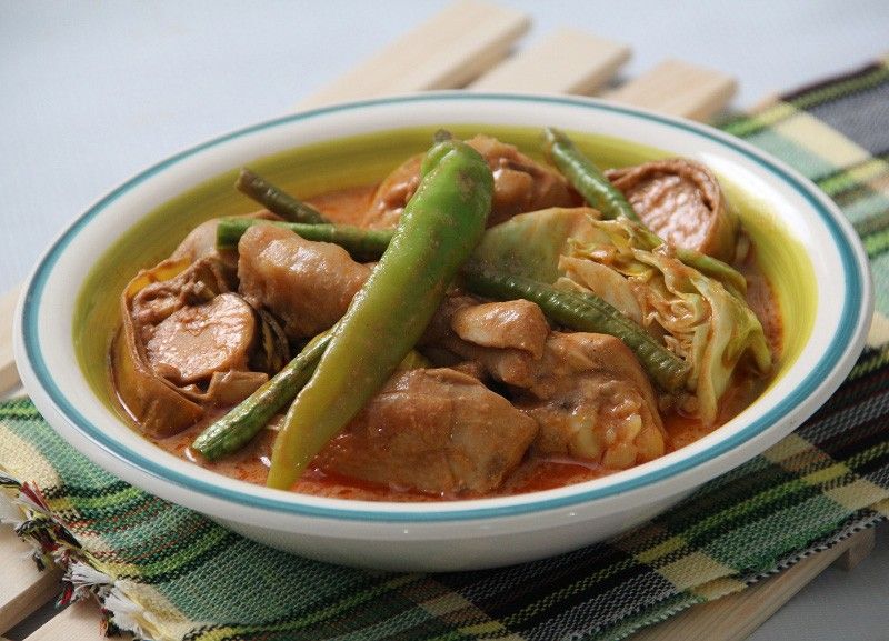 Here's a 'red twist' to classic Sinampalukang Manok