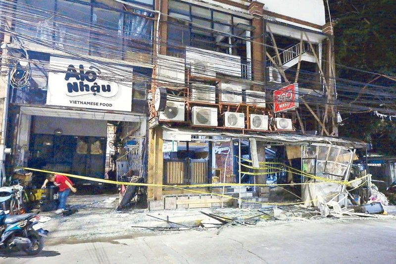 16 hurt in Manila laundry shop blast