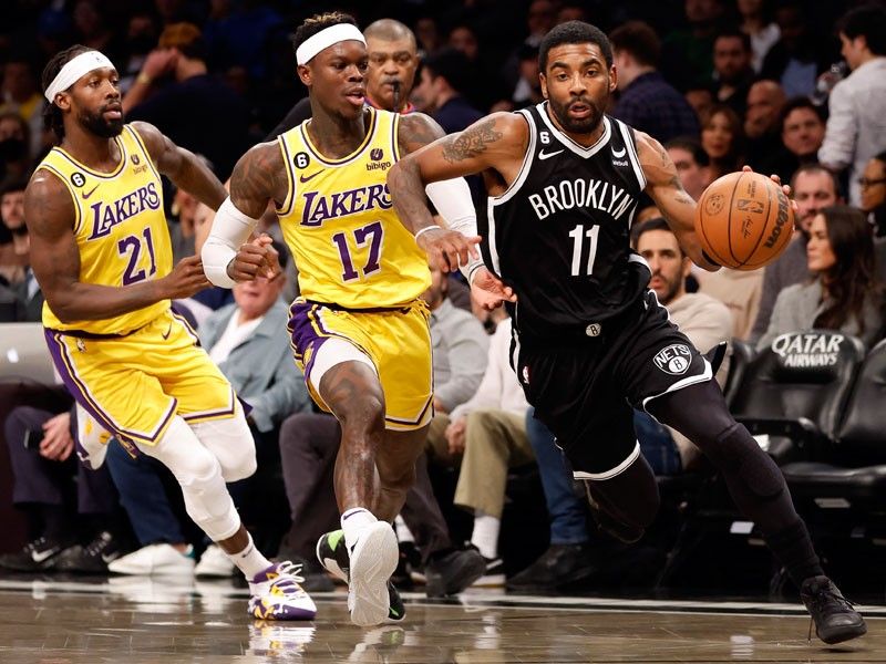 Undermanned Lakers fall to Nets