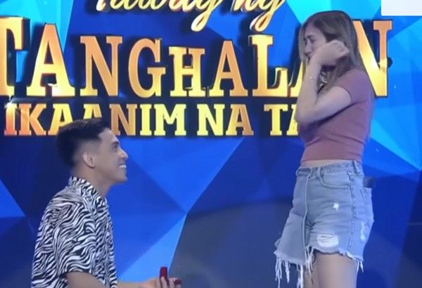 'TNT' contestant proposes to girlfriend on 'It's Showtime' stage