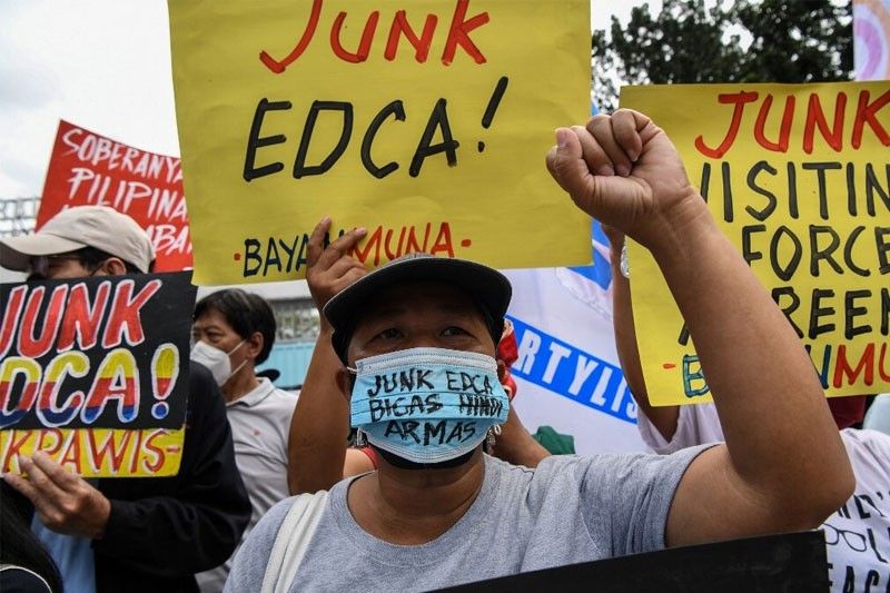 Protesters call for EDCA junking