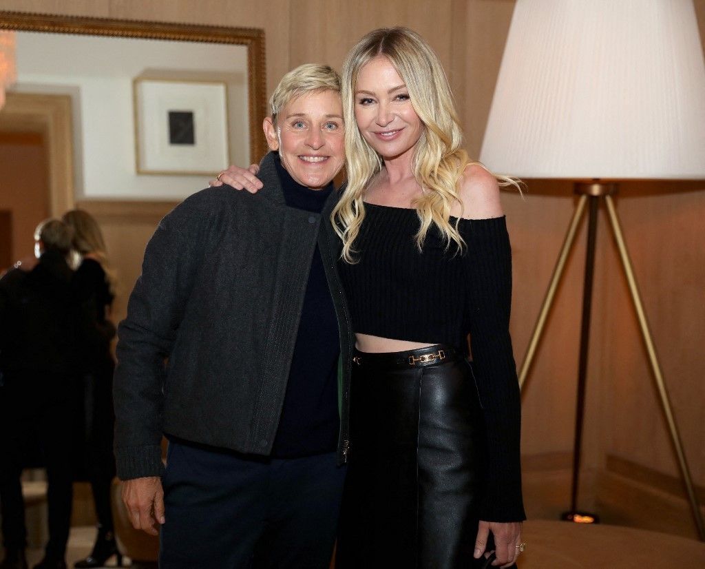 Ellen DeGeneres, Portia de Rossi renew vows in surprise ceremony officiated by Kris Jenner