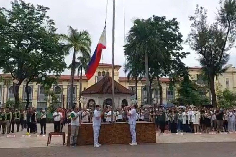 During flag ceremony: No more attendance checking