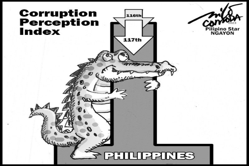 EDITORYAL - Bahagyang tumaas sa corruption index