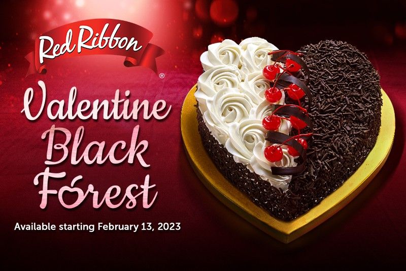 Pita Merah habis-habisan untuk Hari Valentine dengan kue Black Forest edisi terbatas
