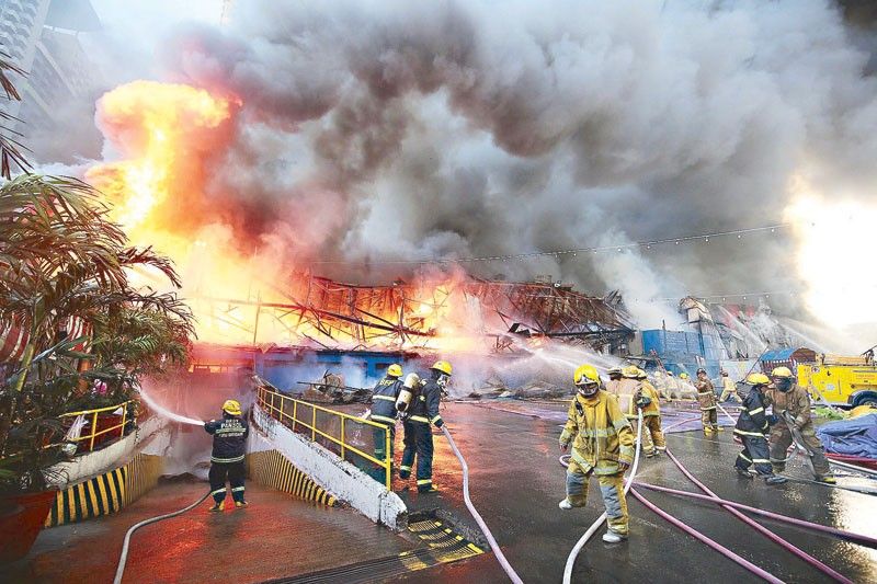 Fire breaks out at bus terminal in Cubao