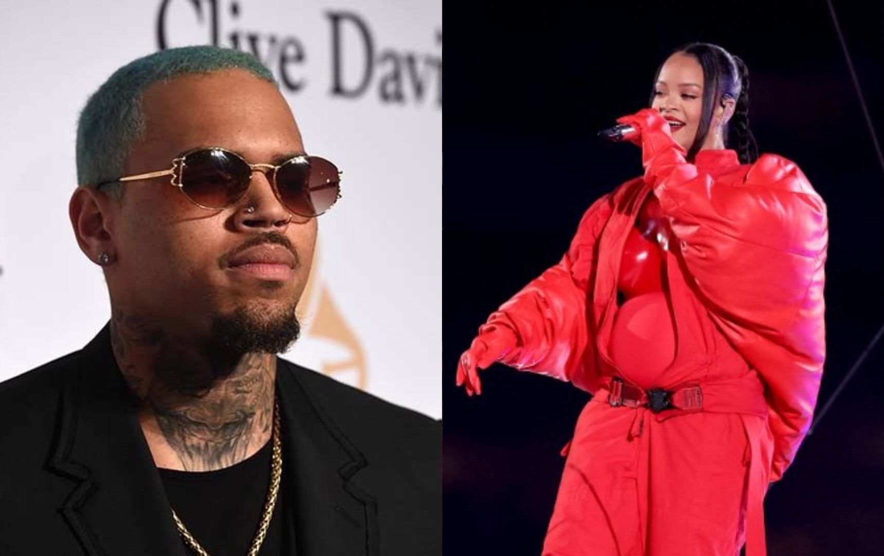 Go Girl Chris Brown shows support for ex Rihanna after Super Bowl ...
