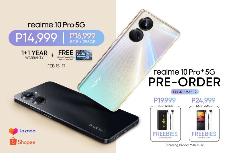 realme 10 Pro Series 5G tiba di Filipina mulai dari P16.999