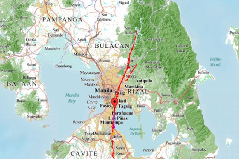 philippine fault line map