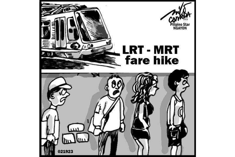 EDITORYAL - Taas pasahe ng MRT at LRT