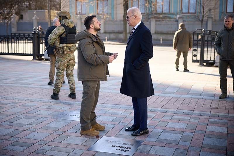 Biden makes surprise trip to Kyiv before invasion anniversary