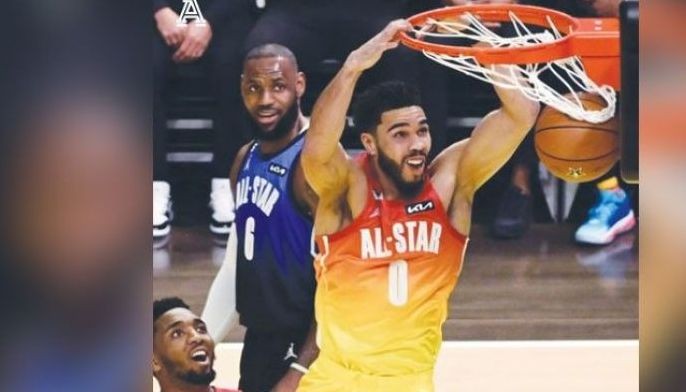 Tatum gumawa ng All-Star Game record&nbsp; sa panalo ng Team Giannis&nbsp;sa Team LeBron