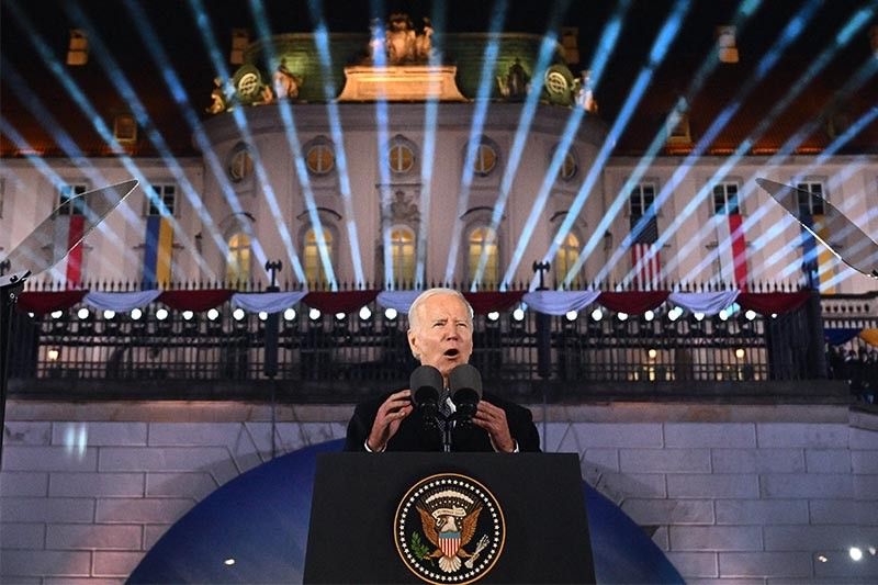 Biden vows Russia will never win Ukraine, as Putin fights on