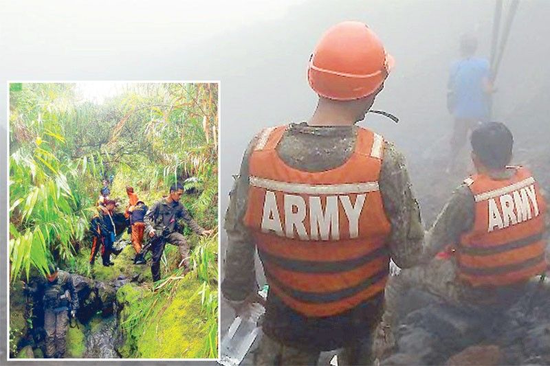 Bad weather hampers retrieval ops at Mayon
