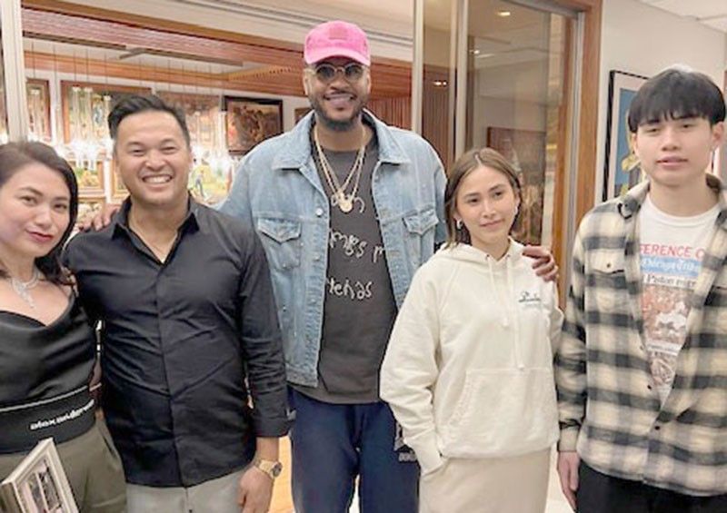 With Manila visit, Carmelo Anthony touches base with familiar faces