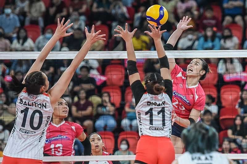 Creamline bucks slow start, rebound at expense of Chery Tiggo