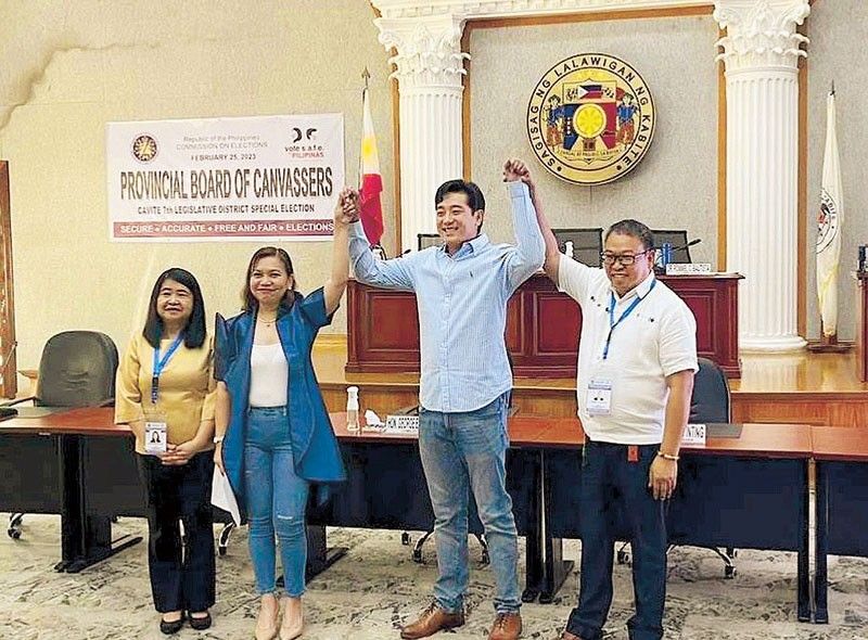 DOJ chiefâ��s son replaces father as Cavite congressman
