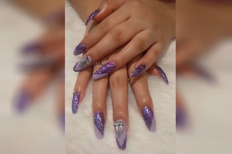 Pink Universe Coffin Medium Press on Nails | Melodysusie