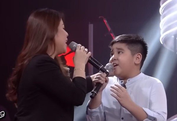 PERHATIKAN: Rafa Tan memasuki ‘The Voice Kids’ setelah menyanyikan lagu hit ibu Roselle Nava
