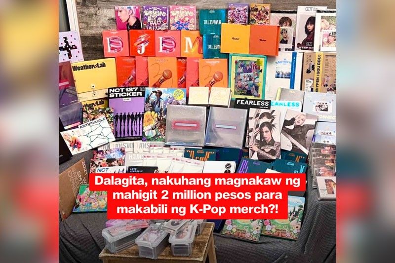 K-pop fanatic, umabot sa p2 million ang nanakaw sa lola para may pambili ng merchandise