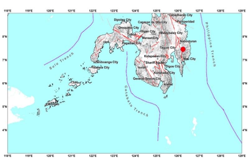 Gempa berkekuatan 5,3 mengguncang Davao de Oro
