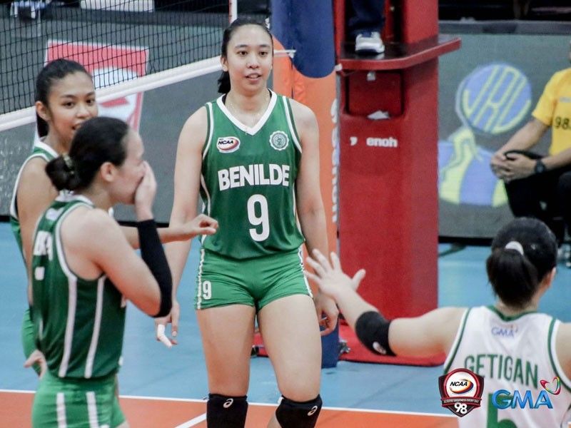 Pascual paces Lady Blazers, wins weekly NCAA Season 98 volleyball player plum