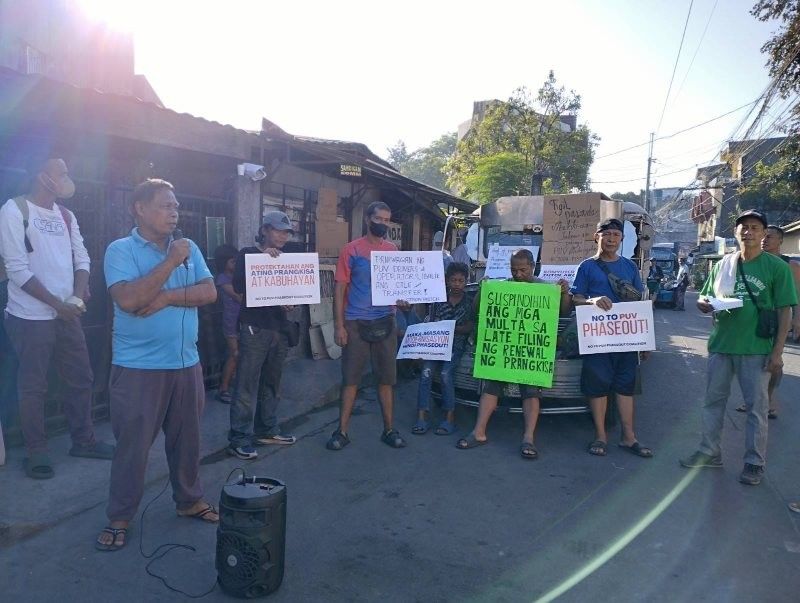 Weeklong jeepney strike begins to demand for Marcos to scrap phaseout
