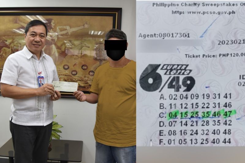 Pemilik toko Sari-sari dari Samar membawa pulang lotre jackpot P65.15-M