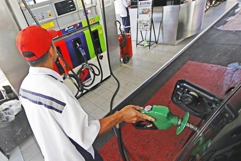 Gas prices up by P1; diesel lower by P0.10