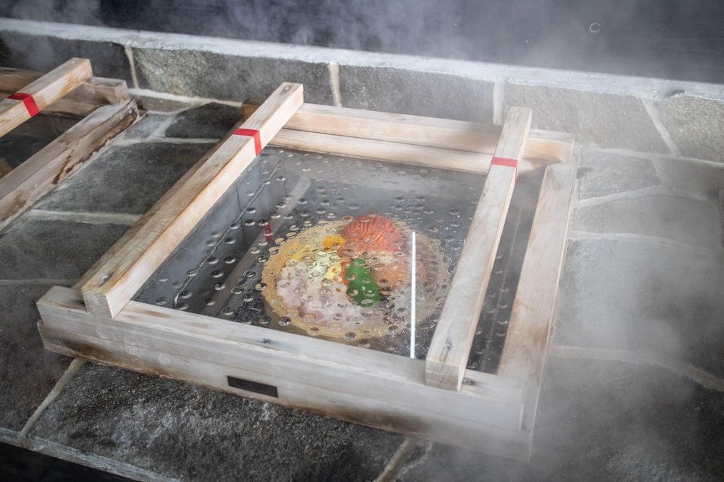Steam cuisine: cooking in Japan's hot springs