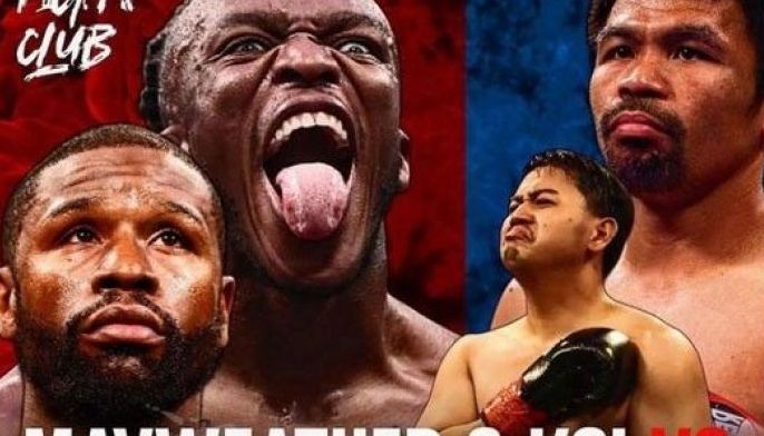 Floyd Mayweather and Manny Pacquiao could meet again in tag team clash with  KSI - Daily Star