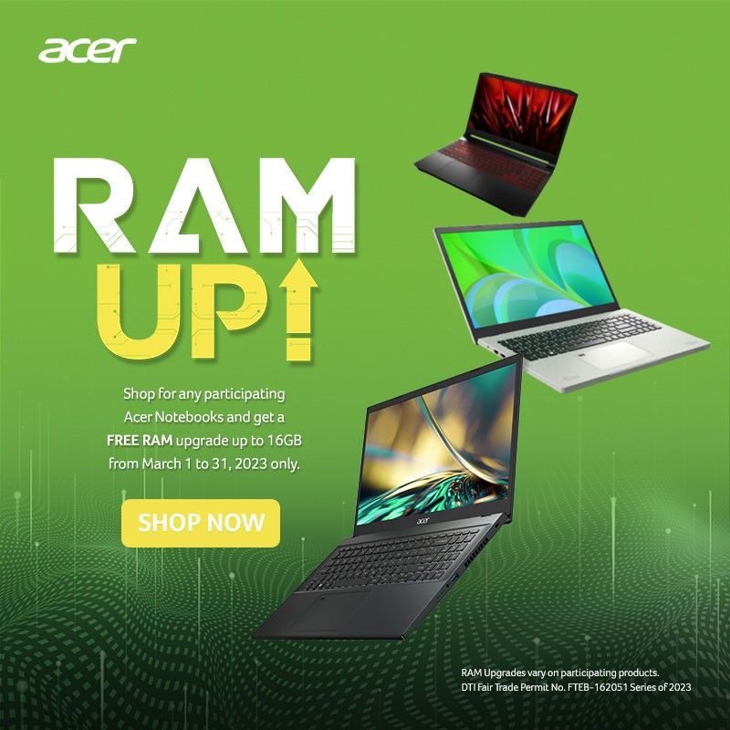 Your Acer or Predator laptop could be up for a free RAM upgrade