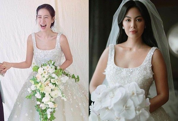 Son Ye Jin, Dominique Cojuangco mengenakan gaun pengantin ‘kembaran’