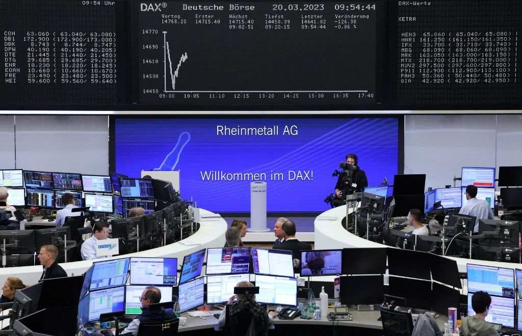 Dax deals stock exchange