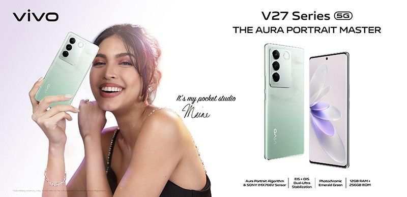 Industry's first-ever pocket studio device is here! Say hello to vivo V27 Series