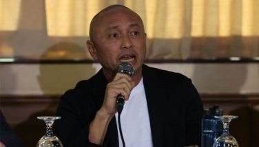 Negros Oriental 3rd District Cong. Arnolfo Teves Jr. holds a press conference with Atty. Ferdie Topacio in Pasig City on Thursday (January 12, 2023) to plead for his family's safety after receiving reports of an alleged police raid in his residence to seize evidence on his alleged connection to e-sabong.