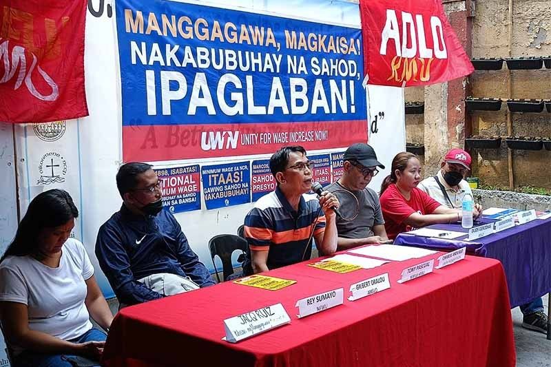 Mga manggagawa nagpetisyon gawing P1,100/araw ang minimum wage sa Metro Manila