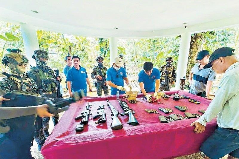 Types, number of weapons seized from Teves properties raise red flags