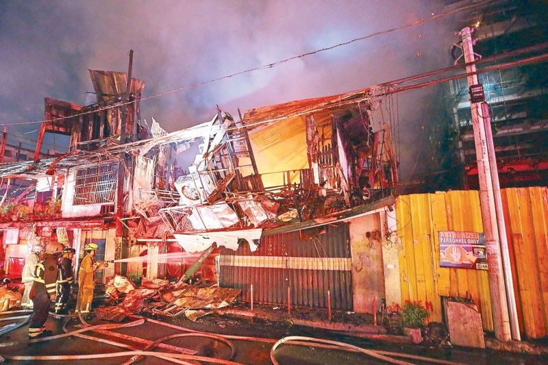 ParaÃ±aque fire leaves 50 families homeless