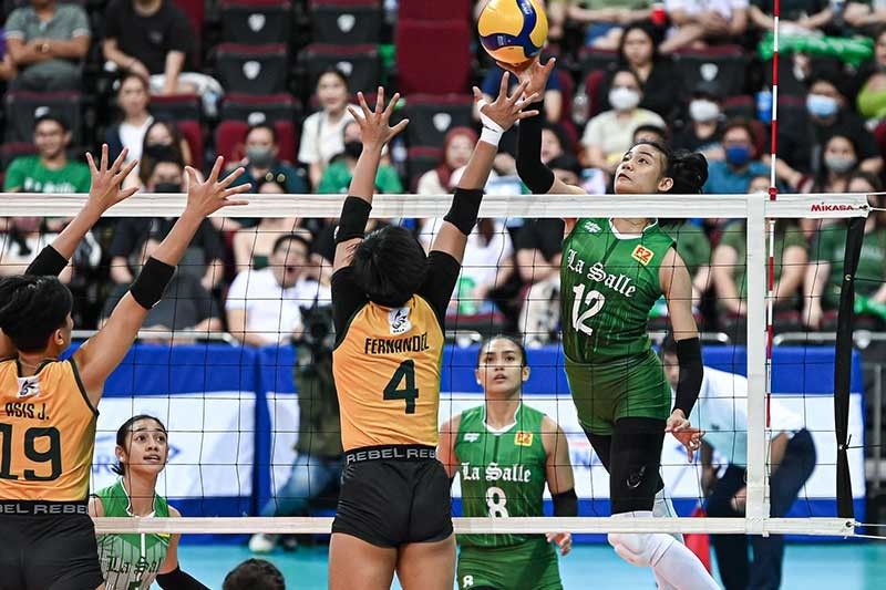 Lady Spikers down Lady Tams, clinch playoff for semis spot | The Freeman