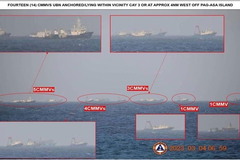 Higit 20 Chinese vessels namataan na umaaligid sa Palawan